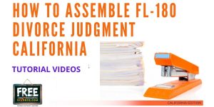 Video #44 - Divorce Judgment PART 5 (Assembling Your Judgment)