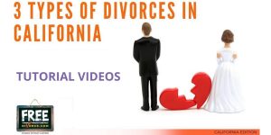 Video #06 - Different Types of Divorces